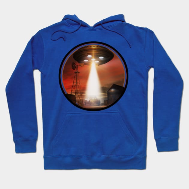 UFO Over Roswell Ranch Hoodie by mlbgfx